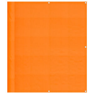 vidaXL Balkongsk&auml;rm orange 120x700 cm 100% polyester oxford