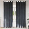 vidaXL M&ouml;rkl&auml;ggningsgardiner 2 pcs Ljusgr&aring; 140 x 260 cm Sammet