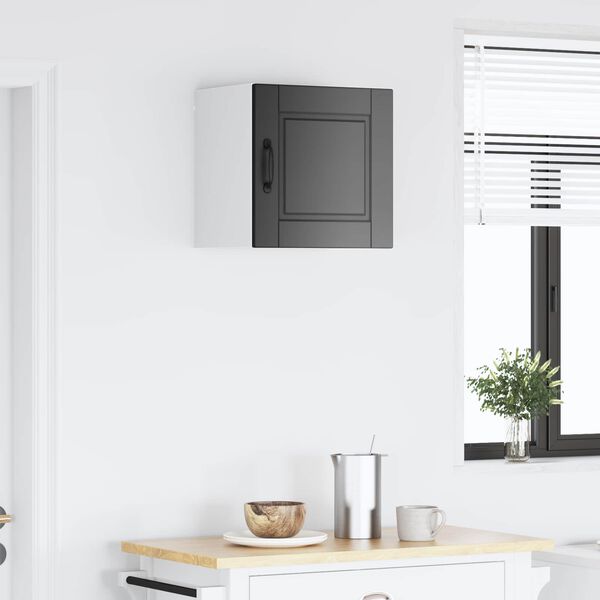 vidaXL K&ouml;kssk&aring;p med hylla Svart 40 x 31 x 40 cm Konstruerat tr&auml;