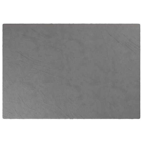 vidaXL Tyngdt&auml;cke med p&aring;slakan gr&aring; 137x200 cm 10 kg tyg