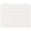 vidaXL Odlingsl&aring;da vit 90x60x45,5 cm massiv furu