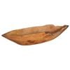 vidaXL Fruktsk&aring;l JEPARA Teakbrun 61 x 21 x 11 cm Massivt teaktr&auml;