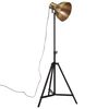vidaXL Golvlampa 25 W antik mässing 61x61x90/150 cm E27