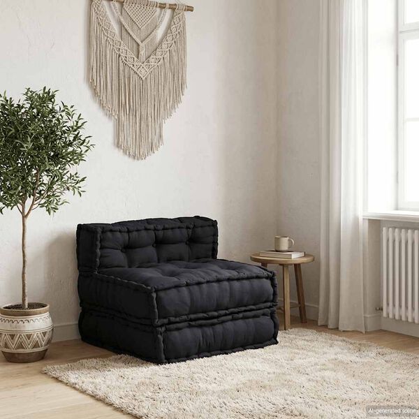 vidaXL Modul&auml;r soffa antracit 70x70x54 tyg