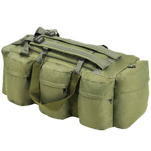 vidaXL 3-i-1 Milit&auml;rinspirerad duffelv&auml;ska 45 L olivgr&ouml;n
