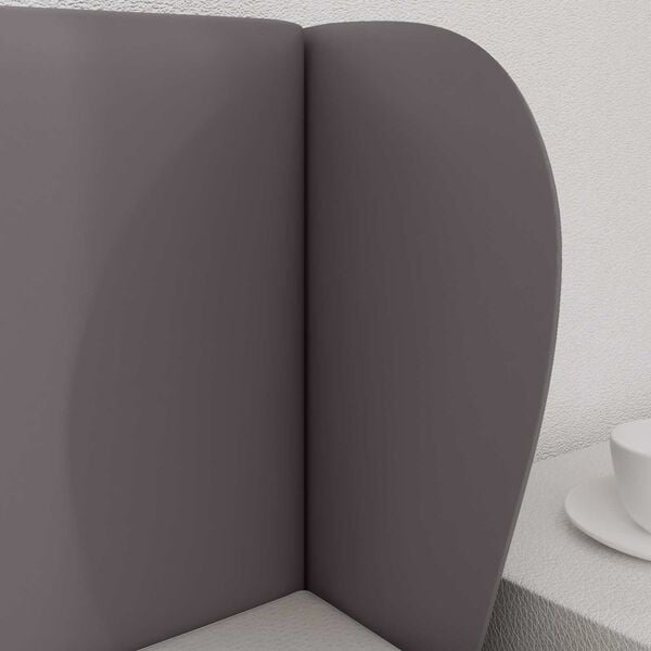 vidaXL S&auml;nggavel &Ouml;ra D&auml;mpad Gr&aring; 40 x 23 x 6 cm PVC