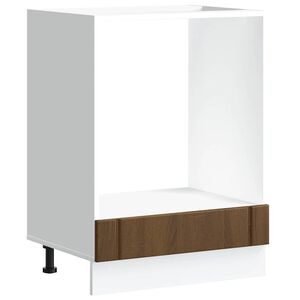 vidaXL Ugnssk&aring;p Lucca brun ek konstruerat tr&auml;