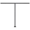 vidaXL Markis manuellt inf&auml;llbar med LED 350x250 cm antracit