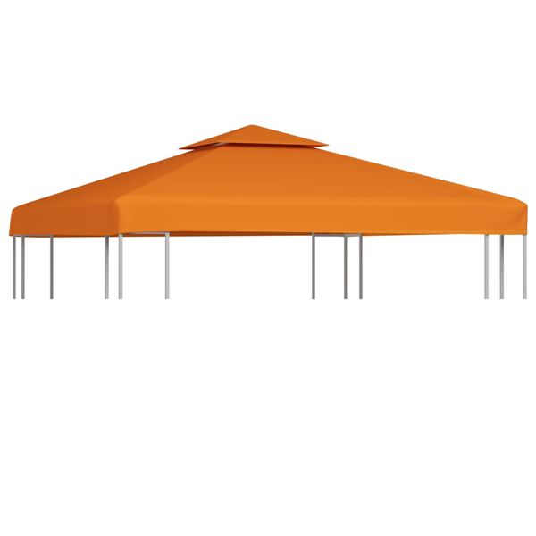 vidaXL Paviljongtak 310 g/m&sup2; 3 x 3 m orange