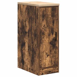 vidaXL F&ouml;rvaringssk&aring;p f&ouml;r garage r&ouml;kt ek 30x51x85 cm massivt tr&auml; furu