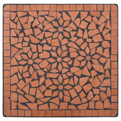 vidaXL Mosaikbord 3 st keramik terrakotta