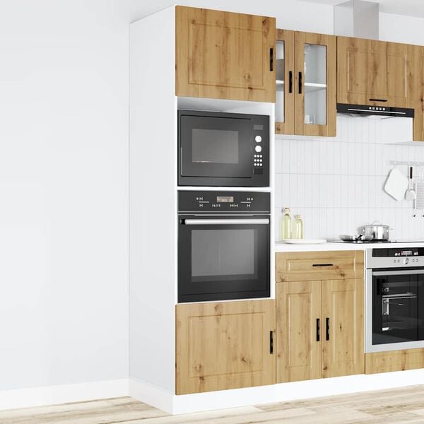 vidaXL Ugnssk&aring;p 2 st Porto artisan ek konstruerat tr&auml;