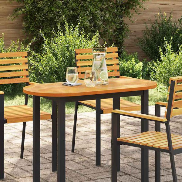 vidaXL Bordsskiva Brun 100 x 50 x 2 cm Massivt Akaciatr&auml;