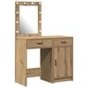vidaXL Smyckebord 2 pcs Brun 50 x 41 x 135 cm Konstruerat tr&auml;