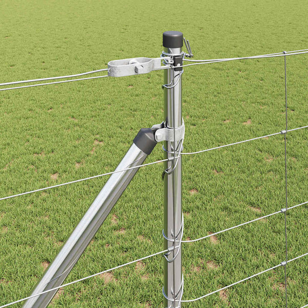 vidaXL St&auml;ngselstolpe Galvaniserad 25 x 1,2 m St&aring;l