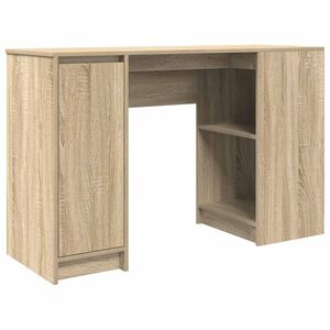 vidaXL Skrivbord sonoma ek 120x42x76 cm konstruerat tr&auml;