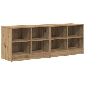 vidaXL S&auml;ngsk&aring;p 2 pcs Artisan-ek 66 x 33 x 48 cm Konstruerat tr&auml;