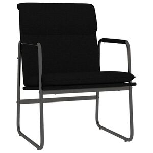 vidaXL Loungestol svart 55x64x80 cm tyg
