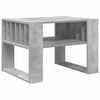 vidaXL Kaffeebord Betonggr&aring; 66 x 49,5 x 45 cm Konstruerat tr&auml;