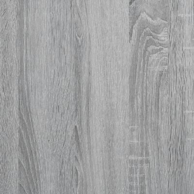 vidaXL Skrivarställ 3 hyllor grå sonoma 50x41x75 cm konstruerat trä