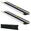 vidaXL Ramp f&ouml;r rullstol 270 kg 2 st Svart 270 kg per sittplats