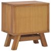 vidaXL Sängbord 40x30x45 cm massiv teak