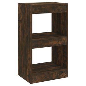 vidaXL Bokhylla/Rumsavdelare r&ouml;kf&auml;rgad ek 40x30x72 cm