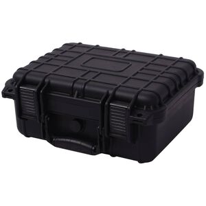 vidaXL Skyddande utrustningsv&auml;ska 35x29,5x15 cm svart