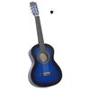 vidaXL Gitarr f&ouml;r nyb&ouml;rjare och barn klassisk bl&aring; 1/2 34"