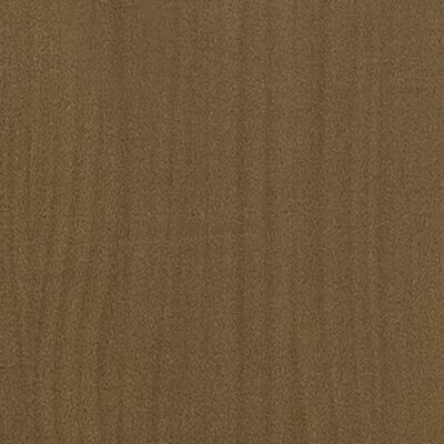vidaXL Bokhylla honungsbrun 40x30x71,5 cm massiv furu