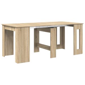 vidaXL Matbord 180 x 85 x 75 cm Konstruerat tr&auml; Sonoma-ek Rektangul&auml;r
