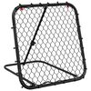 vidaXL Fotbollsn&auml;t med rebounder justerbart svart 84x73x60-80 cm st&aring;l