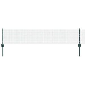 vidaXL Svetsat tr&aring;dgeller med stolpar 10 x 0,4 m PVC-belagda st&aring;l Gr&ouml;n