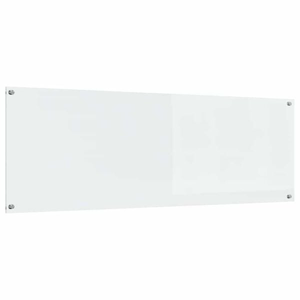 vidaXL K&ouml;kspl&aring;nbak Transparent 120 x 40 cm h&auml;rdat glas
