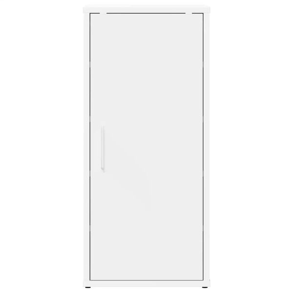 vidaXL Skohyllor 2 st vit 32x35x70 cm konstruerat trä