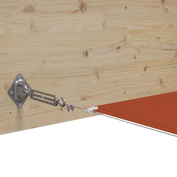 vidaXL Markis vertikal terrakotta 180x600 cm oxfordtyg