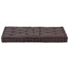 vidaXL Dyna till pallsoffa bomull 120x80x10 cm antracit