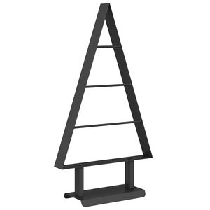 vidaXL Metall julgran Svart 60 cm St&aring;l