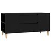 vidaXL Tv-b&auml;nk svart 102x44,5x50 cm konstruerat tr&auml;