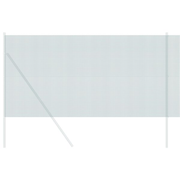 vidaXL Svetsat trådstängsel Grön 0.8 x 50 m Stål