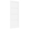 vidaXL Inredningsd&ouml;rr 78 x 202 cm Plywood Vit
