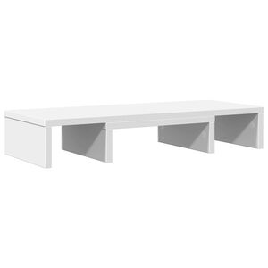 vidaXL Sk&auml;rmst&auml;ll justerbart 60x24x10,5 cm konstruerat tr&auml; vit