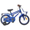 vidaXL Barncykel 12 Tum f&ouml;r 2-4 &aring;ringar M&ouml;rkbl&aring;