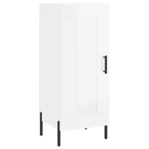 vidaXL Sk&aring;p vit h&ouml;gglans 34,5x34x90 cm konstruerat tr&auml;