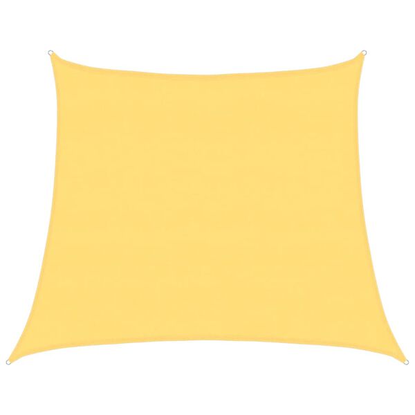 vidaXL Solsegel 160 g/m&sup2; beige 4/5x4 m HDPE