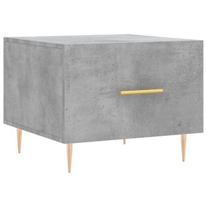 vidaXL Soffbord betonggr&aring; 50x50x40 cm konstruerat tr&auml;