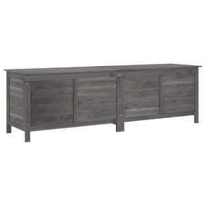 vidaXL Dynbox antracit 198,5x50x56,5 cm massivt grantr&auml;