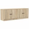 vidaXL S&auml;ngsk&aring;p 2 pcs Sonoma-ek 66 x 35 x 48 cm Konstruerat tr&auml;