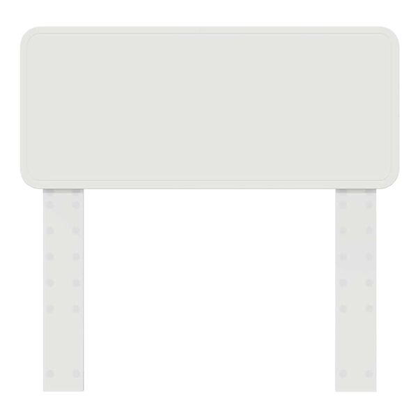 vidaXL Huvudgavel med huvudgavel Vit 90 cm Konstruerat trä