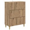 vidaXL L&aring;dans sk&aring;p Artisan-ek 66 x 34,5 x 90 cm Konstruerat tr&auml;